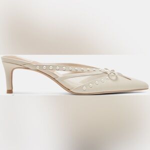 Dolce Vita KANIKA PEARL MID HEELS VANILLA PEARLS